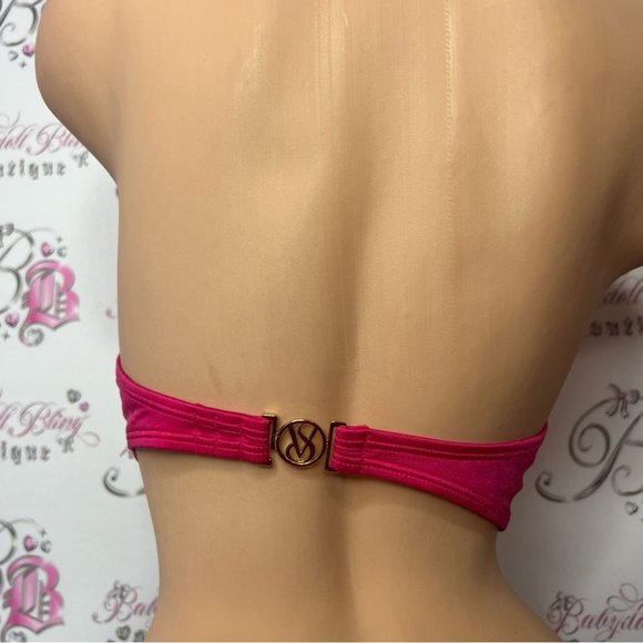 Victoria secret bathing suit top bling rhinestone diamond crystals bikini top - Picture 10 of 14